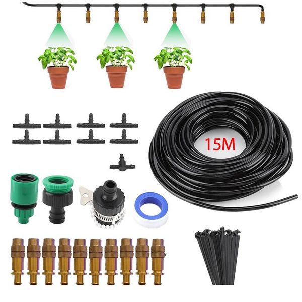 15m diy garden watering system matic drip irrigation system kit gardening tools and equipment water hose spraye wmtoms
15m diy garden watering system matic drip irrigation system kit gardening tools and equipment water hose spraye wmtoms