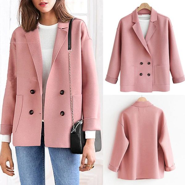 women blazer new arrival jacket fashion lapel solid casual woollen buttons blazer formal winter autumn jacket cardigan plus size, Black;brown
women blazer new arrival jacket fashion lapel solid casual woollen buttons blazer formal winter autumn jacket cardigan plus size, Black;brown