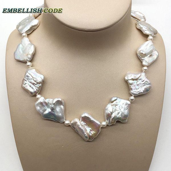 large baroque pearls choker statement necklace irregular natural freshwater 6mm nearround pearl beads hyperbole fine jewelry, Golden;silver
large baroque pearls choker statement necklace irregular natural freshwater 6mm nearround pearl beads hyperbole fine jewelry, Golden;silver