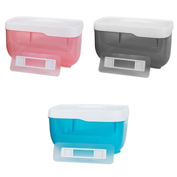 3pcs 2-in-1 bathroom tissue box paper phone tablet holder punch-free 
3pcs 2-in-1 bathroom tissue box paper phone tablet holder punch-free