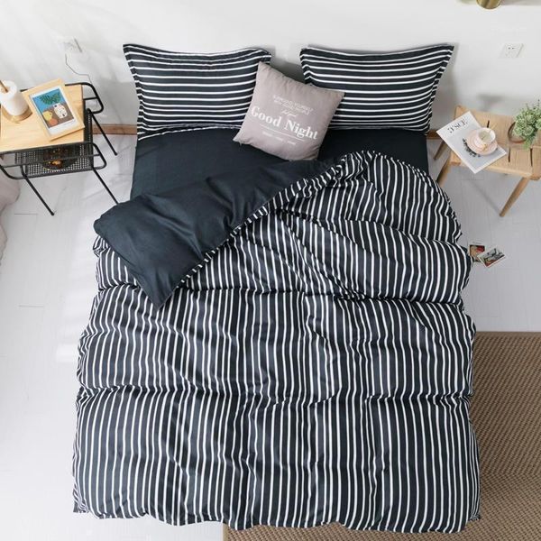 58 black stripe geometric 3/4pcs bed cover set cartoon duvet cover bed sheets and pillowcases comforter bedding set1
58 black stripe geometric 3/4pcs bed cover set cartoon duvet cover bed sheets and pillowcases comforter bedding set1