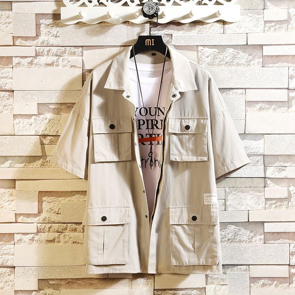 new 2021 summer black men's shirt fashion short sleeve casual plus oversize m-4xl 5xl n2vz, White;black
new 2021 summer black men's shirt fashion short sleeve casual plus oversize m-4xl 5xl n2vz, White;black