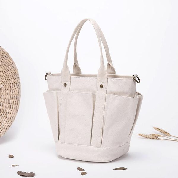 canvas bag in bag simple storage inner finishing clutch