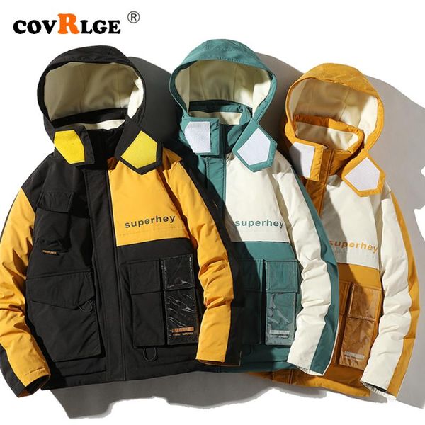 covrlge man duck down jacket light thick jackets men hooded 90 fleece jacket ins tooling trend big pocket down men mwy031, Black
covrlge man duck down jacket light thick jackets men hooded 90 fleece jacket ins tooling trend big pocket down men mwy031, Black