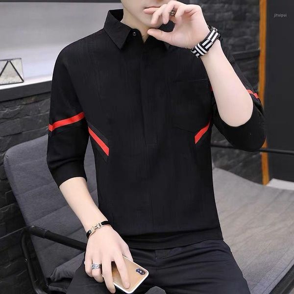 men's seven minutes sleeve summer loose shirt short-sleeve white shirt korean version of the students in the sleeve fashion men'1, White;black
men's seven minutes sleeve summer loose shirt short-sleeve white shirt korean version of the students in the sleeve fashion men'1, White;black