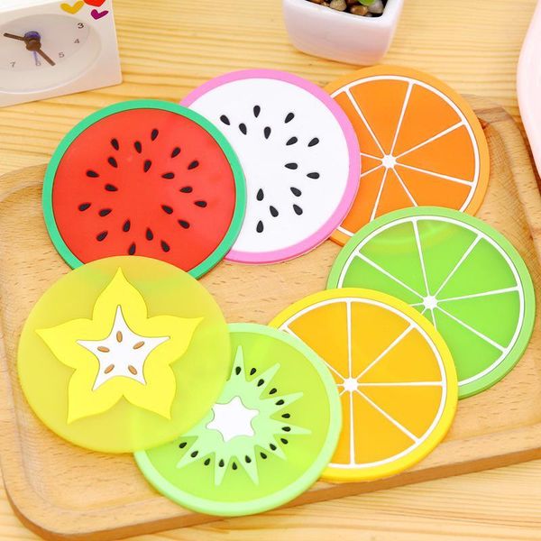 cute fruit pattern colorful silicone round cup cushion holder thick drink tableware coaster mug dhb2672
cute fruit pattern colorful silicone round cup cushion holder thick drink tableware coaster mug dhb2672