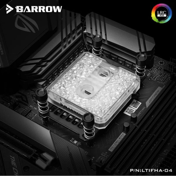 barrow icicle series jetting type micro waterway cpu block (acrylic edition) for amd platform ltifha-04
barrow icicle series jetting type micro waterway cpu block (acrylic edition) for amd platform ltifha-04