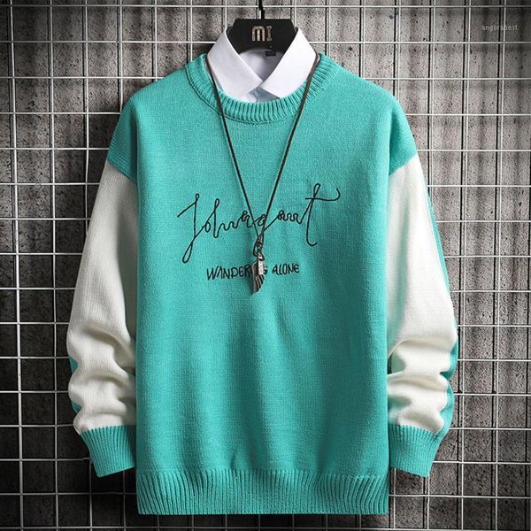 sweaters mens color splicing pullovers men autumn slim sweaters o-neck casual autumn fashion letter printed slim fit shirt1, White;black
sweaters mens color splicing pullovers men autumn slim sweaters o-neck casual autumn fashion letter printed slim fit shirt1, White;black