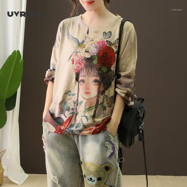 uvrcos autumn cotton sweater women loose printed pattern pullovers female back hole streetwear blended knit sweaters1, White;black
uvrcos autumn cotton sweater women loose printed pattern pullovers female back hole streetwear blended knit sweaters1, White;black