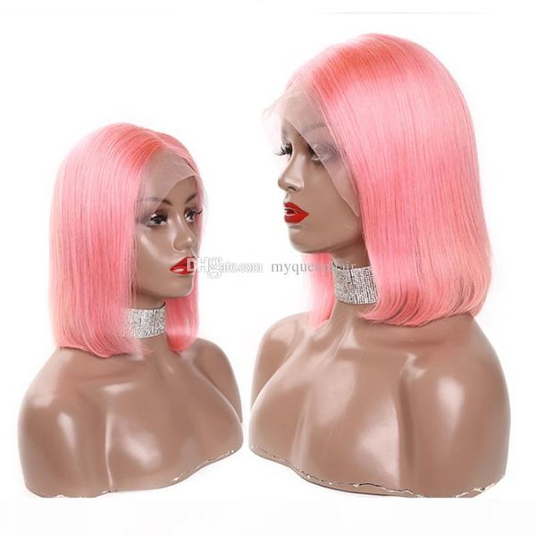 lace front human hair colorful bob cut wigs pink color straight transparent short wigs with baby hair hd lace, Black;brown
lace front human hair colorful bob cut wigs pink color straight transparent short wigs with baby hair hd lace, Black;brown