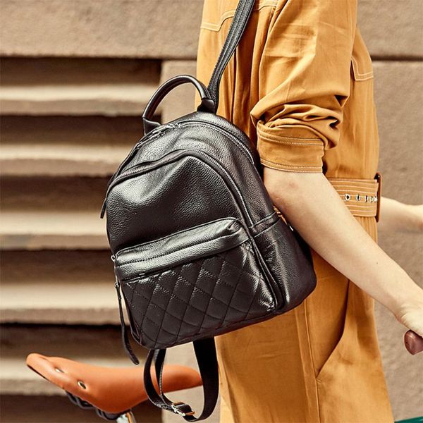 fashion casual women's backpacks genuine leather large capacity women travel school back pack 2021 female real leather backpack
fashion casual women's backpacks genuine leather large capacity women travel school back pack 2021 female real leather backpack