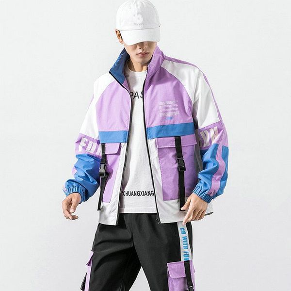 men bomber jacket hip hop letter design ribbons windbreaker bomber jacket coat men autumn jackets streetwear 2020 man outwear, Black;brown
men bomber jacket hip hop letter design ribbons windbreaker bomber jacket coat men autumn jackets streetwear 2020 man outwear, Black;brown
