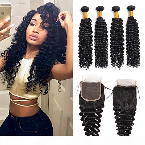 7a grade unprocessed brazilian deep wave curly virgin hair weave 4pcs lot brazilian deep curl human hair extensions with 1 lace closure, Black;brown
7a grade unprocessed brazilian deep wave curly virgin hair weave 4pcs lot brazilian deep curl human hair extensions with 1 lace closure, Black;brown