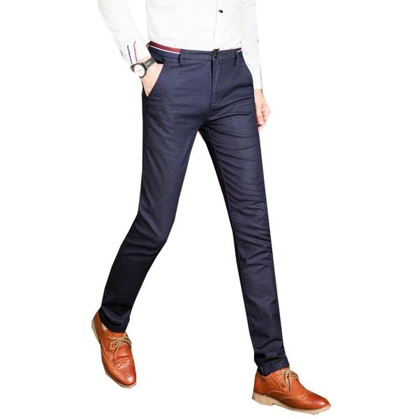 men's suits & blazers 2021 fashion straight men suit pants elastic good quality dress slim fit formal trousers 28-36, White;black
men's suits & blazers 2021 fashion straight men suit pants elastic good quality dress slim fit formal trousers 28-36, White;black