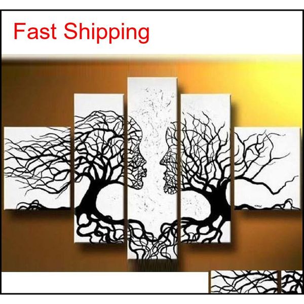 100%handmade oil painting on canvas tree kiss red blue yellow abstract modern 5panel set large wall art ch qylxsv packing2010
100%handmade oil painting on canvas tree kiss red blue yellow abstract modern 5panel set large wall art ch qylxsv packing2010