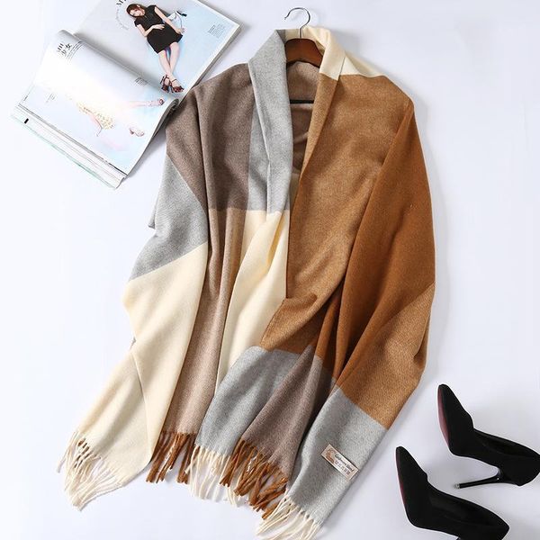 scarves 200*70 45% real cashmere shawl for women winter blanket scarf female poncho ladies wool plaid1, Blue;gray
scarves 200*70 45% real cashmere shawl for women winter blanket scarf female poncho ladies wool plaid1, Blue;gray