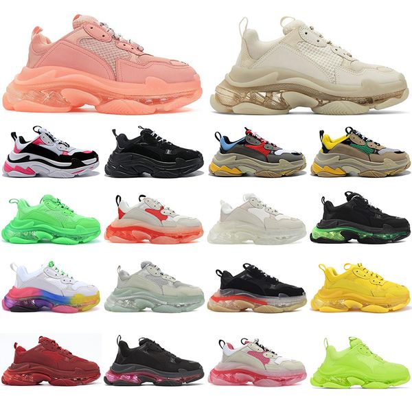 triple s clear sole men women platform shoes fashion paris sneakers black white neon green mens trainers casual jogging walking
triple s clear sole men women platform shoes fashion paris sneakers black white neon green mens trainers casual jogging walking