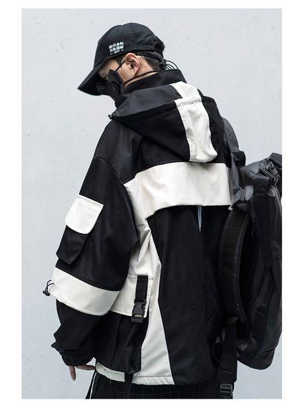 stitching colours patchwork hip hop streetwear hoodies men color block mulit pockets harajuku japanese hooded jackets coats, Black;brown
stitching colours patchwork hip hop streetwear hoodies men color block mulit pockets harajuku japanese hooded jackets coats, Black;brown