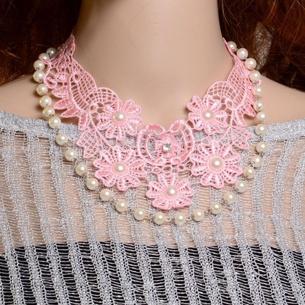 chokers chain vintage gold metal simulated pearl necklace flower pendant gothic lace choker for women statement collar jewelry, Golden;silver
chokers chain vintage gold metal simulated pearl necklace flower pendant gothic lace choker for women statement collar jewelry, Golden;silver