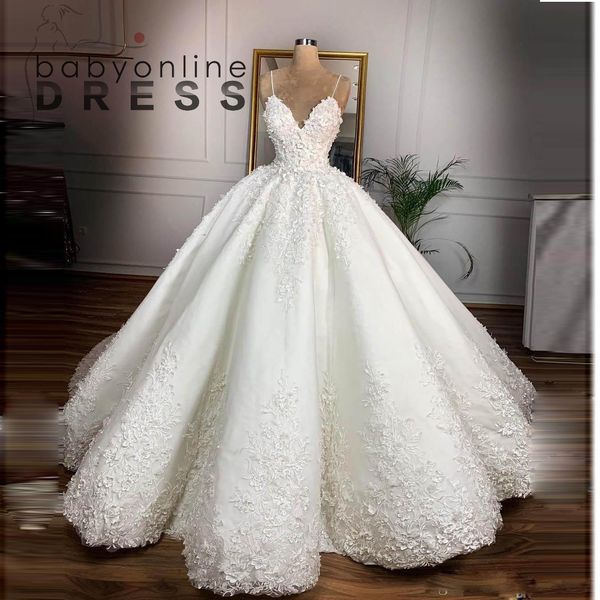 fantastic spaghetti straps wedding dresses with appliques lace floor length bridal dress custom made vintage wedding vestido de noiva, White
fantastic spaghetti straps wedding dresses with appliques lace floor length bridal dress custom made vintage wedding vestido de noiva, White