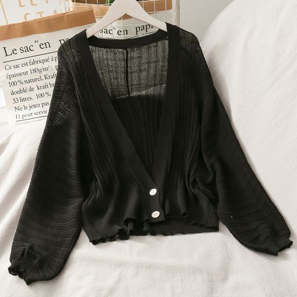 2021 new oversized loose women casual cardigans sweater summer autumn long lantern sleeve knitted jcoat outwear hitz air jacket hfcp, White;black
2021 new oversized loose women casual cardigans sweater summer autumn long lantern sleeve knitted jcoat outwear hitz air jacket hfcp, White;black