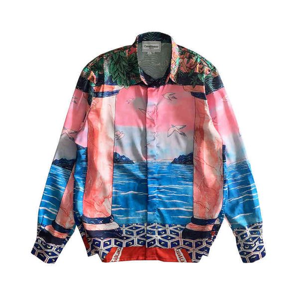 selling trendy brand ins new silk casual shirt street fashion casablanca hawaiian print lazy style silk satin short sleeve shirt men and wom, White;black
selling trendy brand ins new silk casual shirt street fashion casablanca hawaiian print lazy style silk satin short sleeve shirt men and wom, White;black