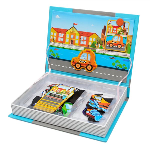 77pcs fun magnetic пазлы развивающие игрушки для совета erase board kids dry автомобиль пазлы картонные drawing обучающие игрушки дошкольный