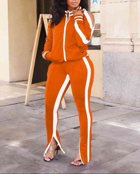 autumn winter ladies casual sportswear zipper striped patchwork tracksuit women long sleeve fitness suit for female xxl, White
autumn winter ladies casual sportswear zipper striped patchwork tracksuit women long sleeve fitness suit for female xxl, White