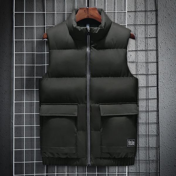 autumn and winter new men's sports waistcoat fashion slim sleeveless cotton padded clothes youth thickening a1717, Black;white
autumn and winter new men's sports waistcoat fashion slim sleeveless cotton padded clothes youth thickening a1717, Black;white