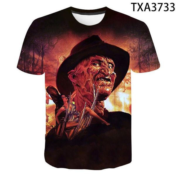 summer freddy krueger jason and michael myers halloween 3d men women children t shirt terror short sleeve cool tees clothes, White;black
summer freddy krueger jason and michael myers halloween 3d men women children t shirt terror short sleeve cool tees clothes, White;black