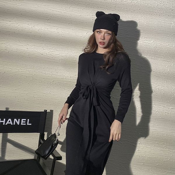 2021 New Autumn Thin, Long Waistband Waistbands, Women's Knitted Fabric, Casual Fashion, Vintage Elastic Sleeve, Elegant Dress. S6SG, Black;gray
2021 New Autumn Thin, Long Waistband Waistbands, Women's Knitted Fabric, Casual Fashion, Vintage Elastic Sleeve, Elegant Dress. S6SG, Black;gray