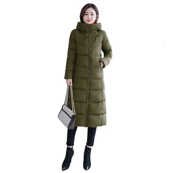 2021 new women down cotton coat autumn new korean army green caramel plus size long thick warmth female parkas, Black
2021 new women down cotton coat autumn new korean army green caramel plus size long thick warmth female parkas, Black