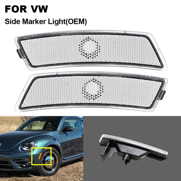 2pcs for vw beetle 2012 2013 2014 2020 2020 clear lens side marker light bumper lamp
2pcs for vw beetle 2012 2013 2014 2020 2020 clear lens side marker light bumper lamp