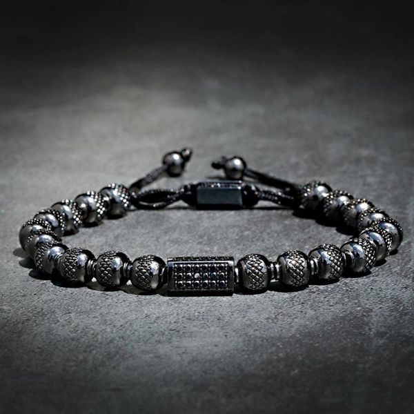 classic luxury cz cuboid men bracelets fashion copper beads macrame braided bangles bileklik for women jewelry, Black
classic luxury cz cuboid men bracelets fashion copper beads macrame braided bangles bileklik for women jewelry, Black