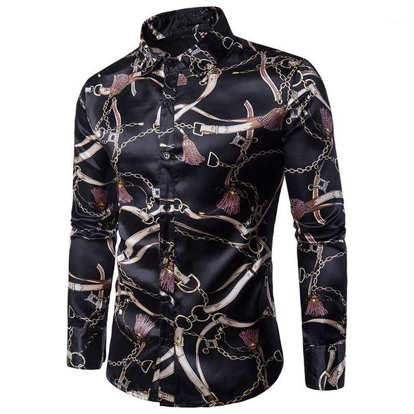 fashion slim fit male print casual shirts autumn brand new silk dress shirts flower checked dress men camisa1, White;black
fashion slim fit male print casual shirts autumn brand new silk dress shirts flower checked dress men camisa1, White;black