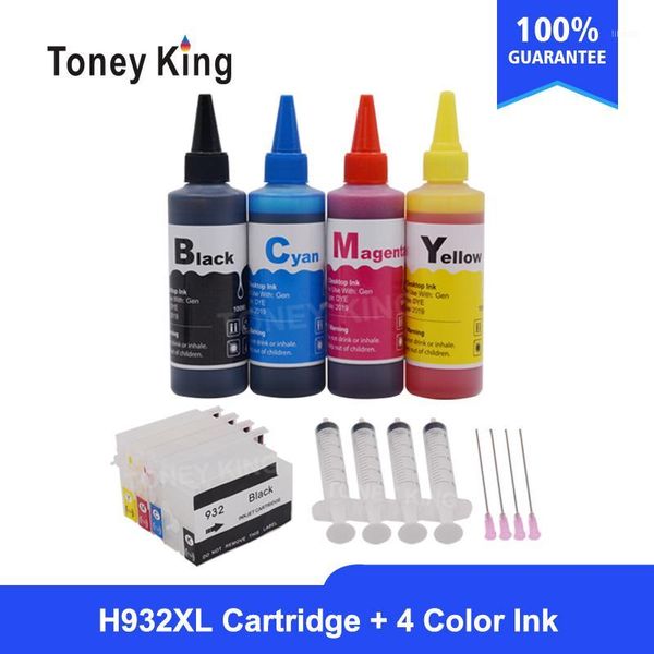 ink cartridges toney king 1set refillable cartridge for 932 933 + 400ml dye suit officejet 7110 7610 6600 67001
ink cartridges toney king 1set refillable cartridge for 932 933 + 400ml dye suit officejet 7110 7610 6600 67001