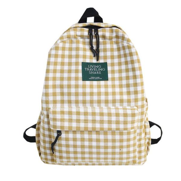 fashion backpack women's cloth lattice bag backpack bag travel large capacity bucket trend middle student living
fashion backpack women's cloth lattice bag backpack bag travel large capacity bucket trend middle student living