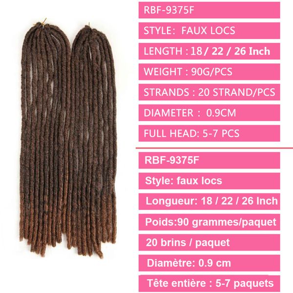 costume accessories faux locs synthetic braids straight hair extensions pure black color blonde crochet braiding dreadlocks braid afro hairs, Silver
costume accessories faux locs synthetic braids straight hair extensions pure black color blonde crochet braiding dreadlocks braid afro hairs, Silver