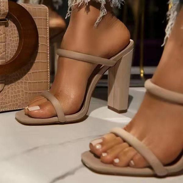 2021 new women sandals slippers women high heels square toe slide party shoes elegant ladies slippers party shoes, Black
2021 new women sandals slippers women high heels square toe slide party shoes elegant ladies slippers party shoes, Black