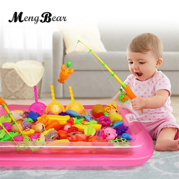 40pcs/lot children magnetic fishing toy with inflatable pool rod net set kids model play fishing games child outdoor bath toys 1018
40pcs/lot children magnetic fishing toy with inflatable pool rod net set kids model play fishing games child outdoor bath toys 1018