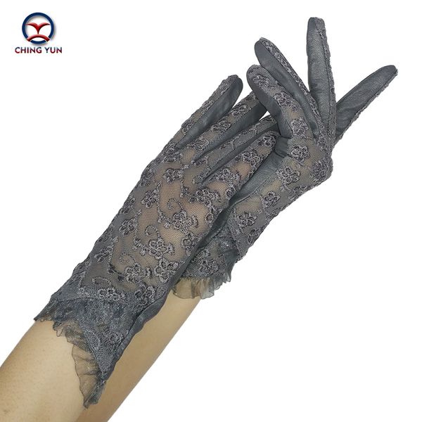 ching yun women lace gloves new spring woman ultra-thin gloves leather solid women' fashion soft sheepskin ladies gloves 201019, Blue;gray
ching yun women lace gloves new spring woman ultra-thin gloves leather solid women' fashion soft sheepskin ladies gloves 201019, Blue;gray