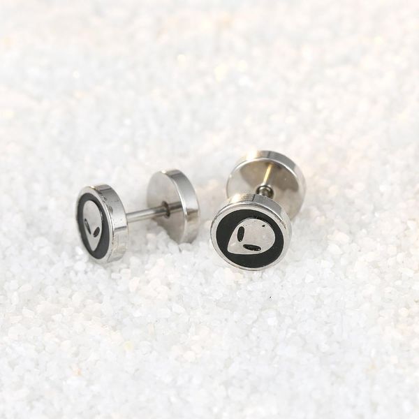 1pc punk et skull screw on stud earring stainlee steel dumbbell earring double sided barbell ear stud for women men chic jewelry wmtxsi, Bronze;silver
1pc punk et skull screw on stud earring stainlee steel dumbbell earring double sided barbell ear stud for women men chic jewelry wmtxsi, Bronze;silver