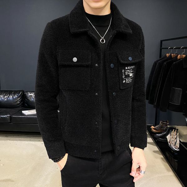 2021 new autumn winter men's thin woolen lapels in nice fashion worn tight clothing short jacket iytj, Black
2021 new autumn winter men's thin woolen lapels in nice fashion worn tight clothing short jacket iytj, Black