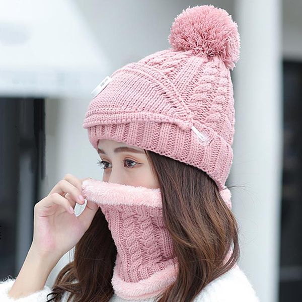 winter ladies warm 3pcs set windproof face mask knitted solid hat plush neck scarf fashion female earmuff woolen hat suit, Blue;gray
winter ladies warm 3pcs set windproof face mask knitted solid hat plush neck scarf fashion female earmuff woolen hat suit, Blue;gray