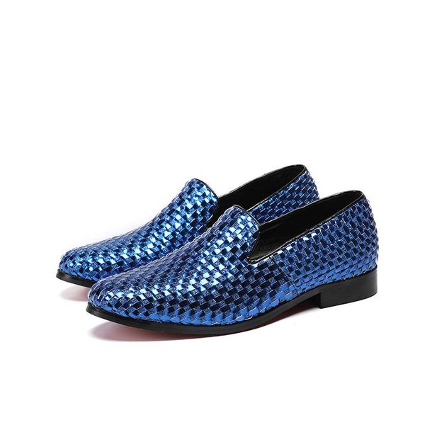 classic chaussure homme blue genuine leather formal shoes men causal slip on loafers braided italian luxury party wedding shoes, Black
classic chaussure homme blue genuine leather formal shoes men causal slip on loafers braided italian luxury party wedding shoes, Black