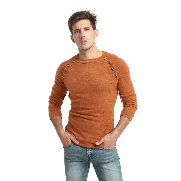 solid color sweater men button patchwork mens knitted sweaters long sleeve slim fit male pullover casual crochet sweater hombre 201026, White;black
solid color sweater men button patchwork mens knitted sweaters long sleeve slim fit male pullover casual crochet sweater hombre 201026, White;black