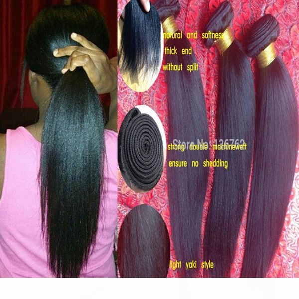 new arrival 100% brazilian virgin human hair extension light yaki weave yaki straight human hair weave weft high quality, Black
new arrival 100% brazilian virgin human hair extension light yaki weave yaki straight human hair weave weft high quality, Black