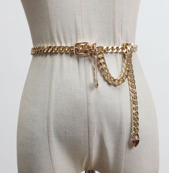 metal pendant fine decorative dress pin sweater accessories women's waist chain belt, Black;brown
metal pendant fine decorative dress pin sweater accessories women's waist chain belt, Black;brown
