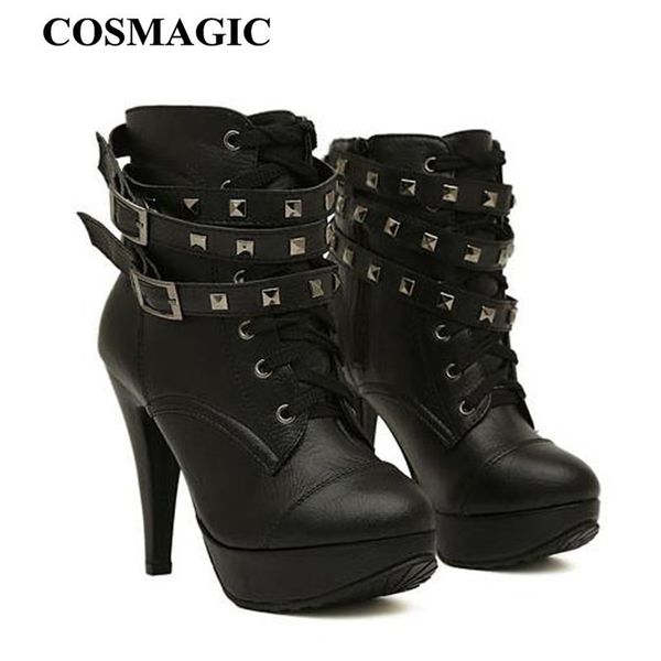 cosmagic 2020 new winter women black ankle boots motorcycle thin high heel double buckle gothic punk platforms botas mujer y200723
cosmagic 2020 new winter women black ankle boots motorcycle thin high heel double buckle gothic punk platforms botas mujer y200723