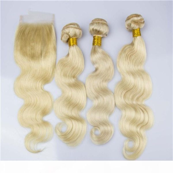 9a virgin peruvian blonde human hair with closure 4pcs lot body wave 4x4 lace closure with #613 bleach blonde virgin hair 3bundles, Black
9a virgin peruvian blonde human hair with closure 4pcs lot body wave 4x4 lace closure with #613 bleach blonde virgin hair 3bundles, Black